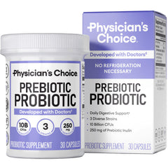 Physician's CHOICE Prebiotic-Probiotic bottle front label