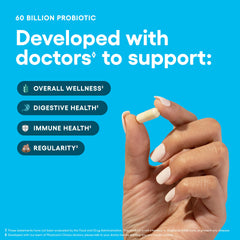 Physician's Choice Probiotics 10 strains support diverse gut microbiome.