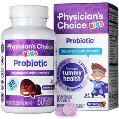 Label for Physician's CHOICE Probiotics for Kids Berry flavor