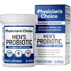 Physician's Choice Probiotics for Men bottle with 30-count label