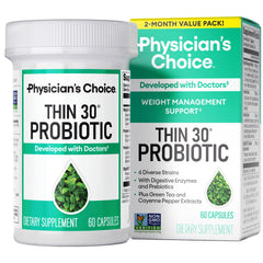 Physician's CHOICE probiotic bottle for weight management