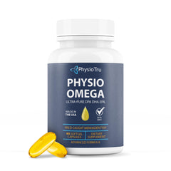 Physio Omega 2400mg fish oil bottle