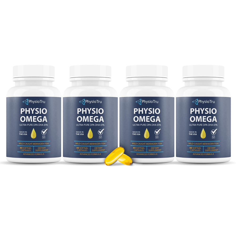 Physio Omega 2400mg Fish Oil bottle front view