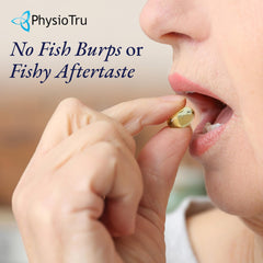 Softgels with light citrus flavor