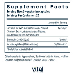 Curcumin with phytosome extract for enhanced absorption