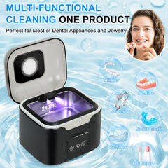 Dual UV lights for deep cleaning and odor removal