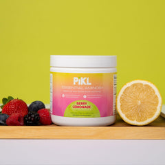 PiKL Nutrition logo with Berry Lemonade branding