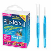 Piksters interdental brushes Size 5 blue set close-up