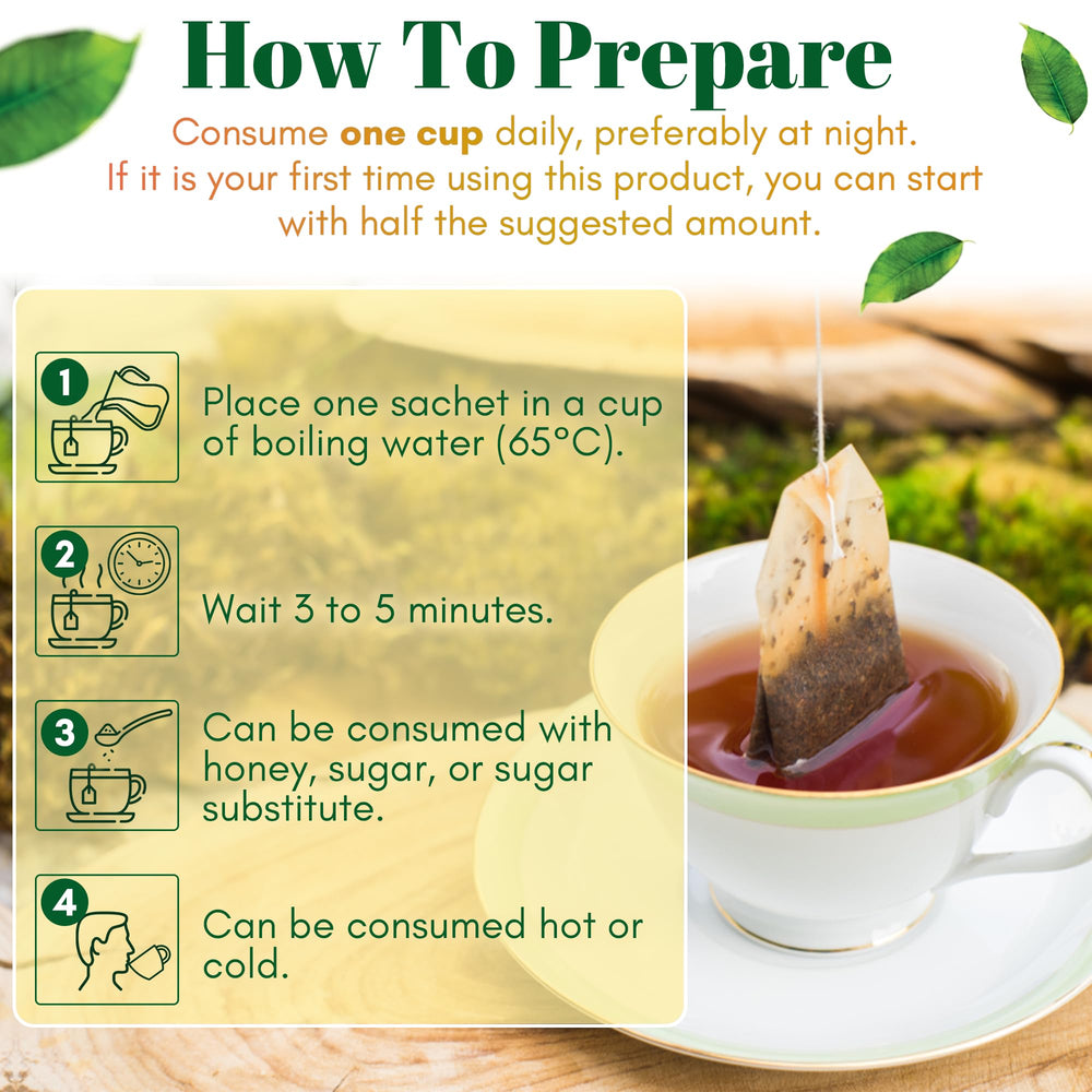 PIÑALIM GN+ VIDA nightly steep cup shows a calming evening ritual.