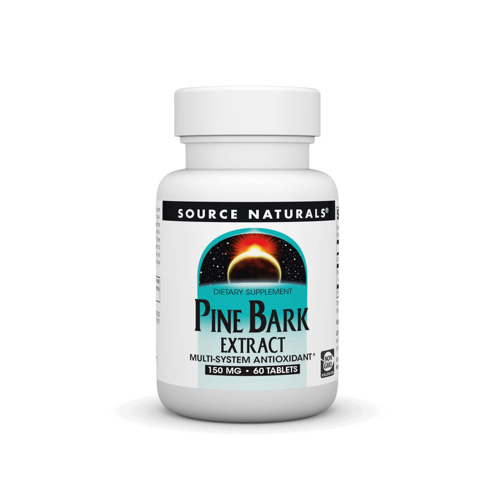 Source Naturals Pine Bark Extract 150mg bottle with 60 tablets