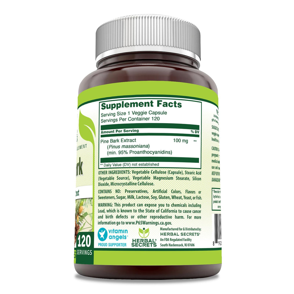 Non-GMO gluten-free pine bark extract supplement proudly made in the USA