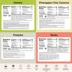 Pineapple chia cleanse bottle