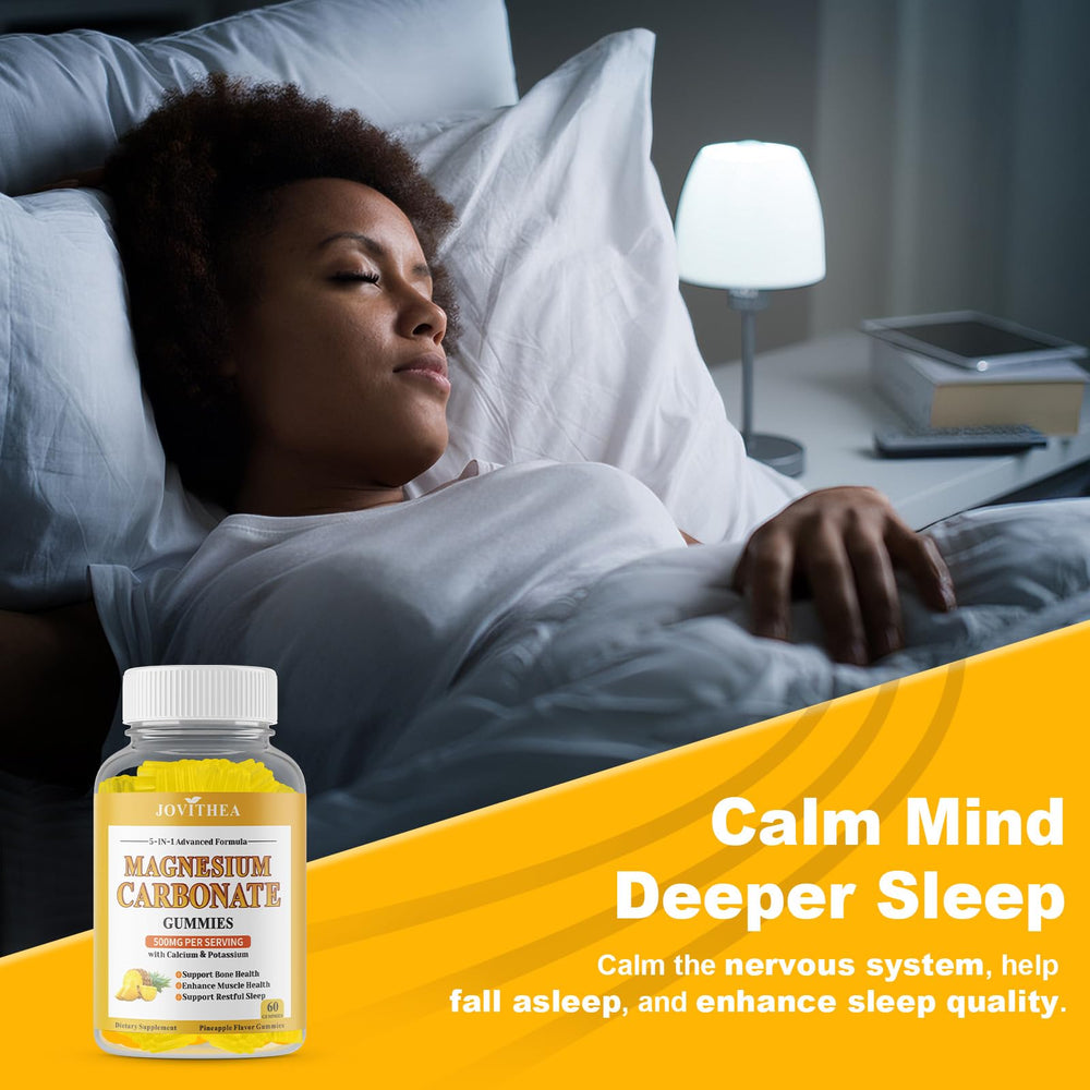 Pineapple-flavored vegan magnesium gummies