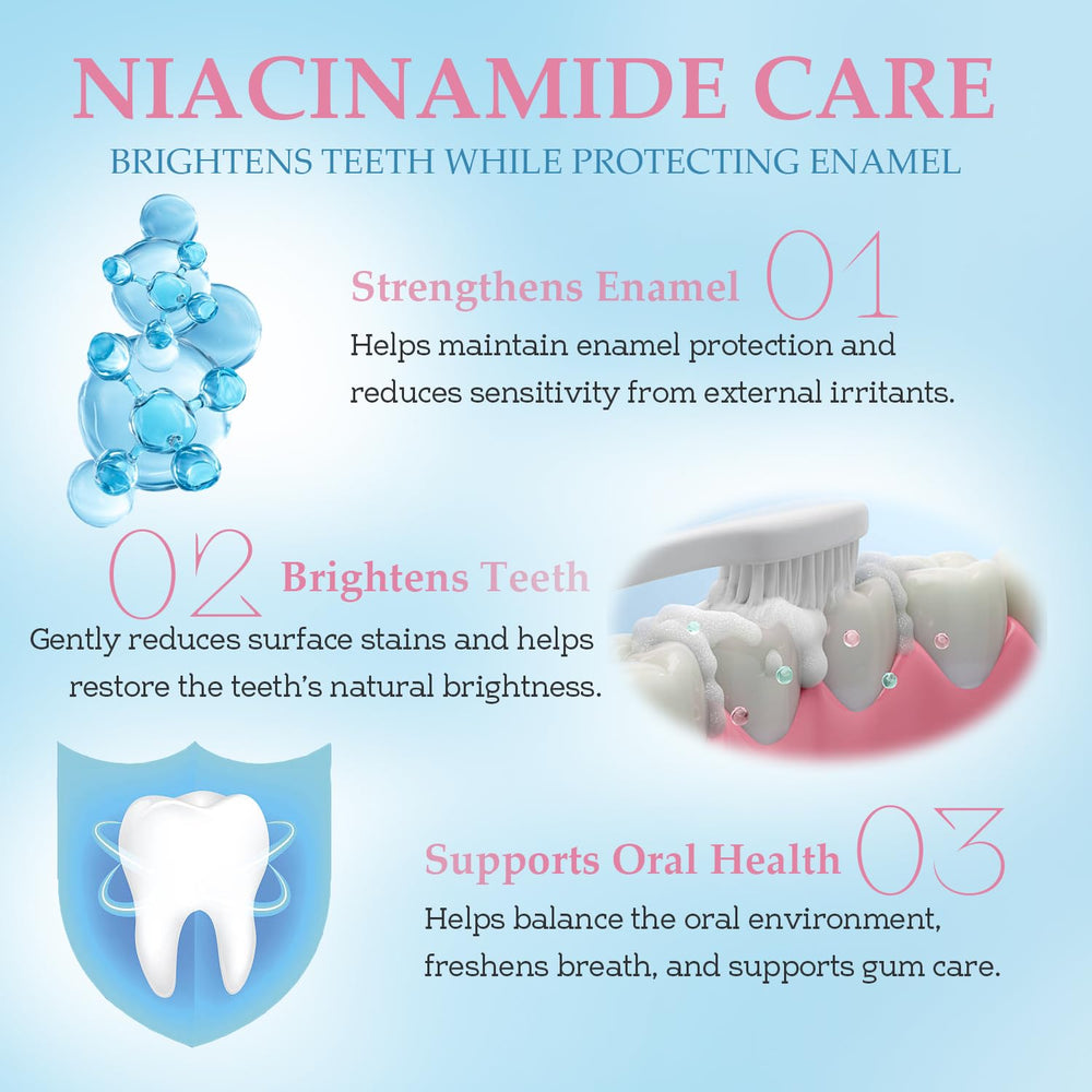 Pink toothpaste with aloe vera, licorice, and apple cider vinegar