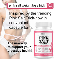 Close-up of Pink Salt Trick capsule