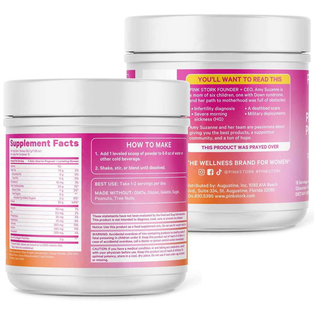 Pink Stork breastfeeding-friendly energy and recovery support