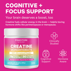 Close-up of unflavored creatine powder dissolving in liquid