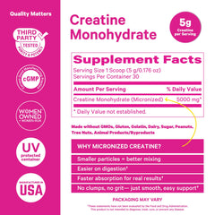 Fine micronized creatine powder texture close-up