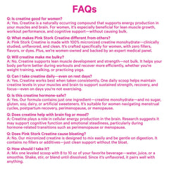 Lifestyle shot of an active woman using creatine during a workout