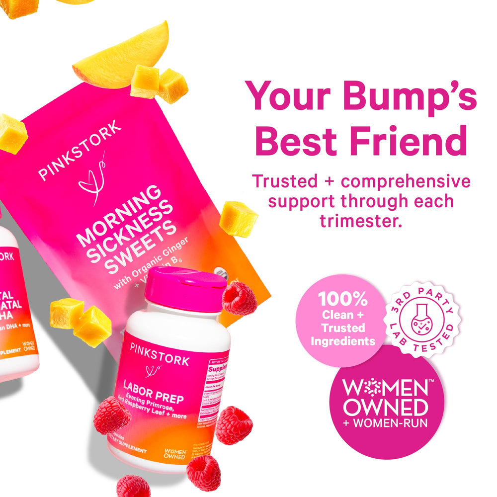 Postpartum wellness and lactation support noted on label