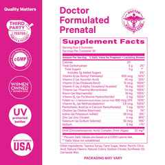 Vitamins B6 and B12 for energy and morning sickness support in prenatal gummies