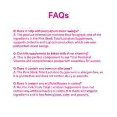 Two daily capsules of Pink Stork Total Lactation