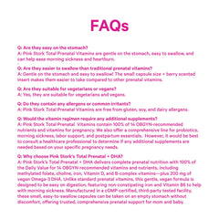 Two capsules per day quick-dosing icon for Pink Stork Prenatal DHA