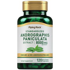 Piping Rock Andrographis Paniculata Extract bottle label