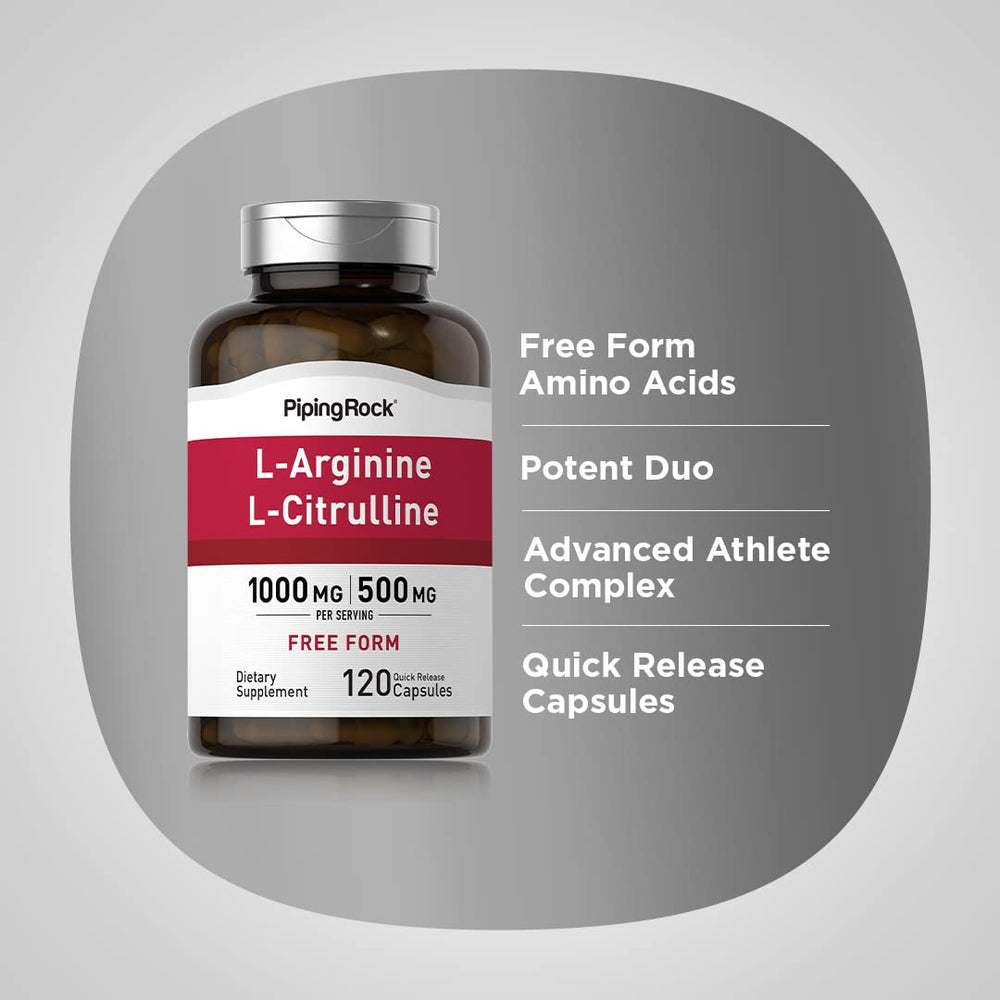 Ingredient list for L-Arginine L-Citrulline 1500 mg