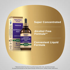 Ingredients panel for Astragalus Root Liquid Drops