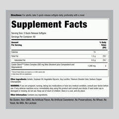 Two-pack of Piping Rock Beta Sitosterol bottles