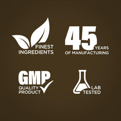 Laboratory-tested ingredients seal on packaging
