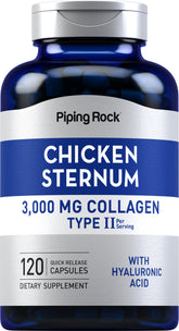 Piping Rock Chicken Sternum Type II Collagen bottle front view