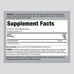 Side view of bottle showing 150 count label