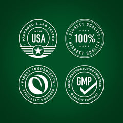Ingredients and supplement facts on bottle label