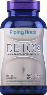 Piping Rock Detox Cleanse bottle front for daily wellness routine.