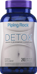 Piping Rock Detox Cleanse bottle front for daily wellness routine.