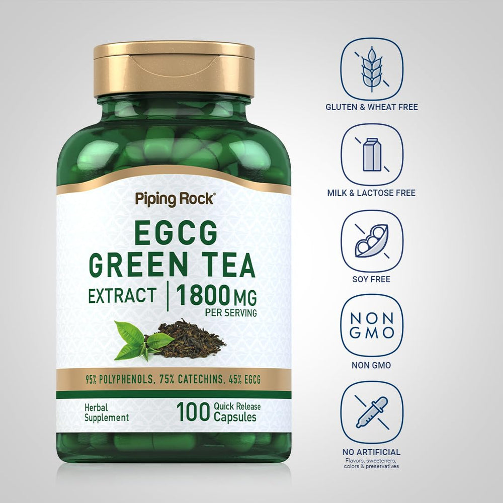 Standardized polyphenols and catechins on bottle