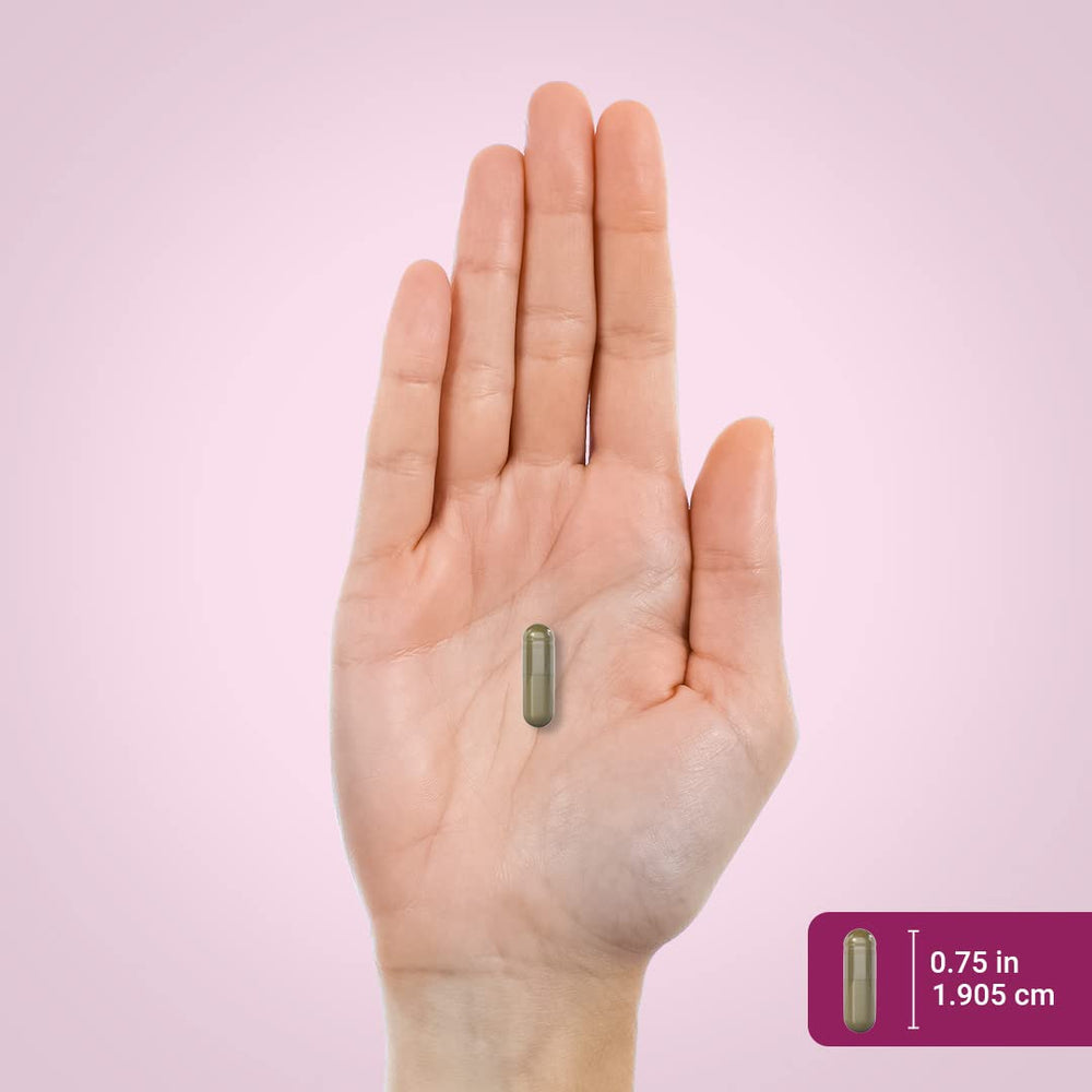 Fenugreek supplement display on shelf