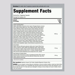 Piping Rock Fruits and Veggies Supplement capsules close-up