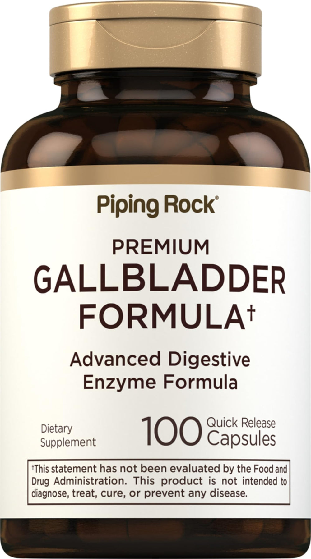 Box of Piping Rock Gallbladder Supplement 100 capsules