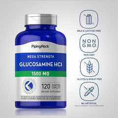 Close-up of bottle label showing Non-GMO and Gluten Free