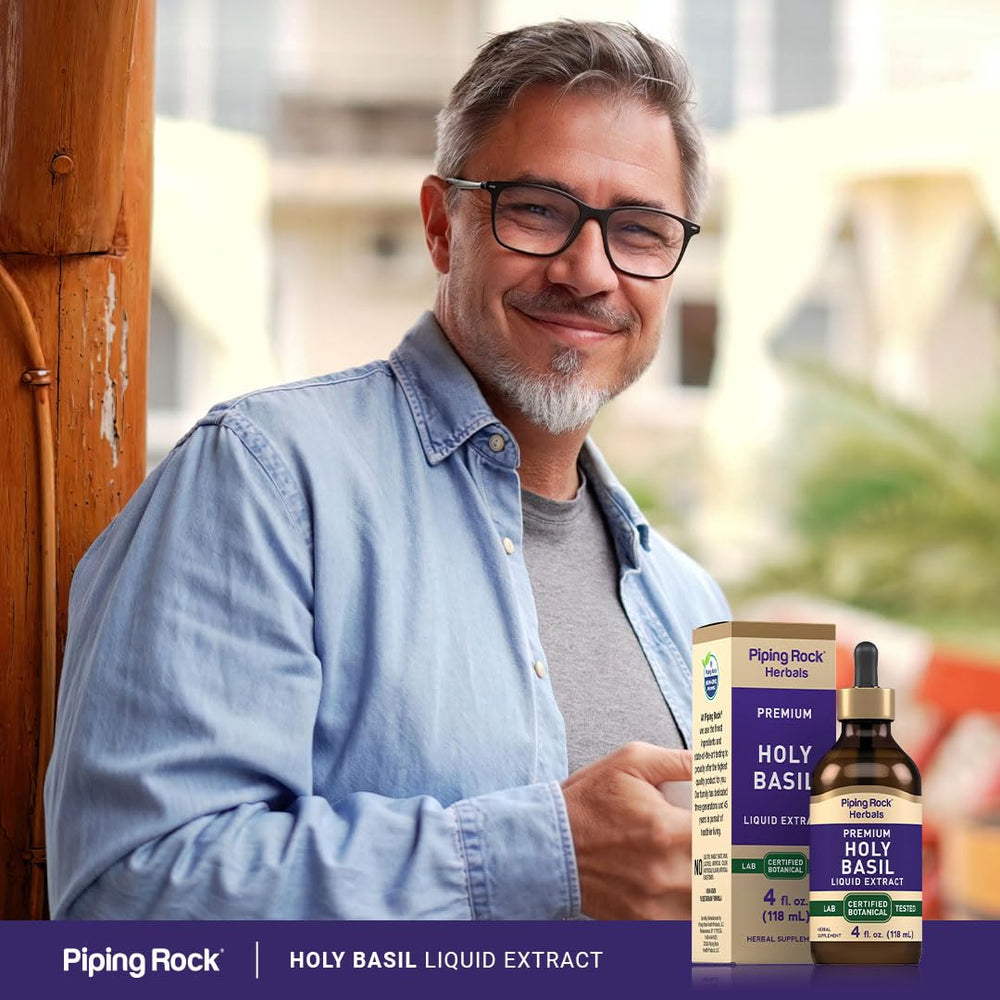 Usage suggestion and serving size for Holy Basil tincture