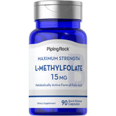 Piping Rock L-Methylfolate 15 mg bottle