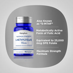 Active folic acid supplement, 5-MTHF form