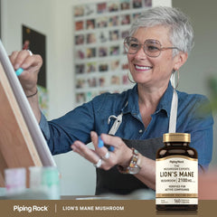 160-count bottle of Lion's Mane capsules