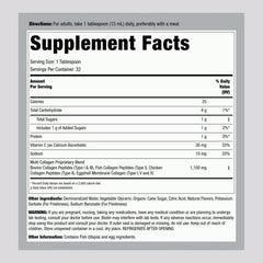 Bottle label shows 1,100 mg per serving