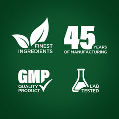 Non-GMO and gluten-free labeling on bottle