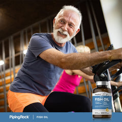 Piping Rock Lemon flavor mini fish oil packaging