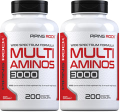 Front view of Piping Rock Multi Amino Acid Supplement 2-pack